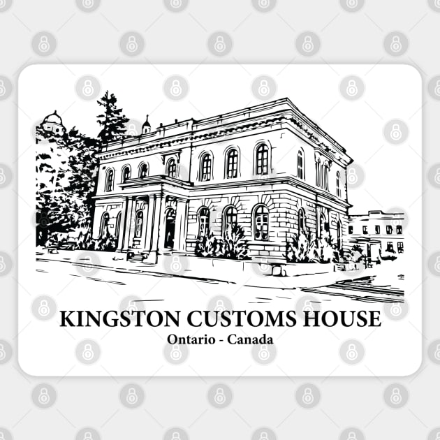 Kingston Customs House - Ontario Magnet by Lakeric